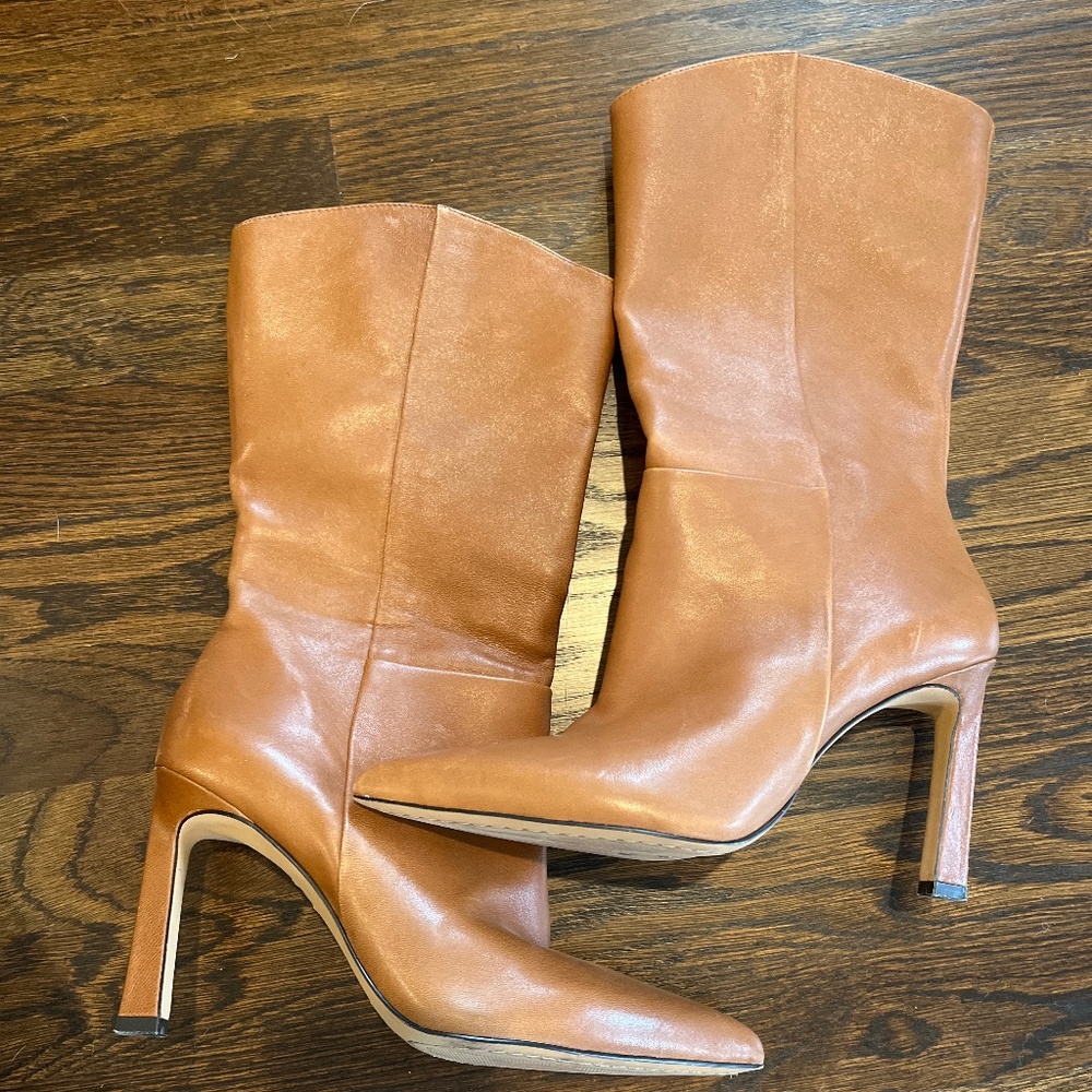 Vince Camuto mid calf heeled boot